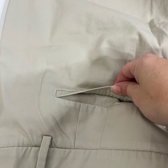 Talbots Perfect Skimmer Pedal Pusher Khaki Pants Size 8P New with Tags - Picture 10 of 10